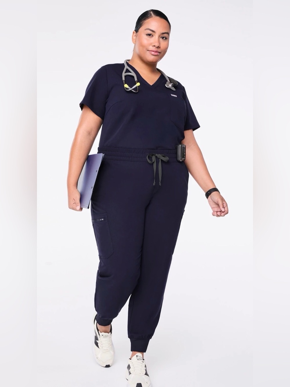 LIKE NEW FIGS UMAN JOGGER SCRUB PANT NAVY SIZE XL